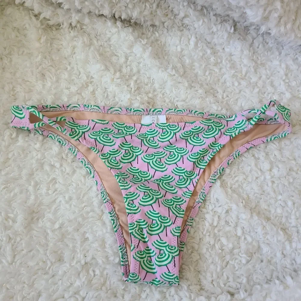 J. Crew Playa Monterey Strappy Bikini Bottoms NWOT sz S - Picture 1 of 5